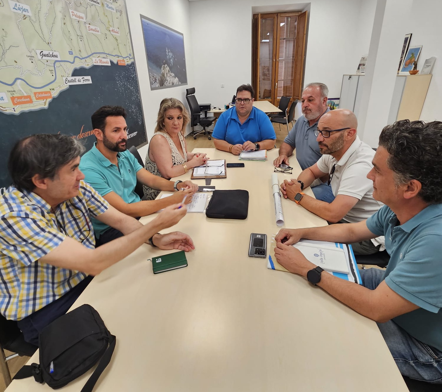 Mancomunidad y Junta de Andalucía se ponen al día en infraestructuras hidráulicas en la Costa Tropical